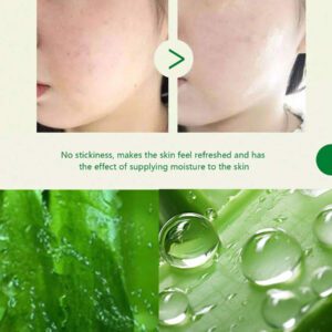 HOLIKA HOLIKA Gel apaisant à 99% d'aloe 55 ml - Soulage des coups de soleil à 99% d'aloe vera sans effet collant - Apaisant et hydratant Hydratant, léger Type gel Non gras Absorbtion rapide pour le visage, la peau, le corps et les cheveux Sans paraben Sans huile minérale Cosmétique coréen