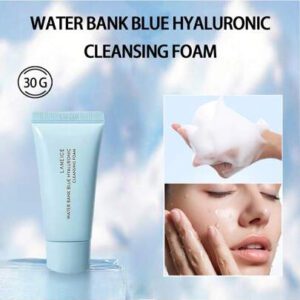 Laneige Mousse nettoyante hydratante à l'acide hyaluronique de taille voyage 2-en-1 Nettoyage et démaquillage Puissance de nettoyage en profondeur pour une peau clarifiée 30g/1.06oz