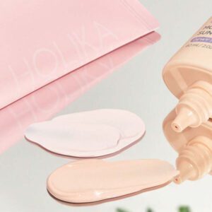 HOLIKA HOLIKA Écran solaire pour le maquillage FPS50+ PA++++|Ton lumineux|Ton abricot doux qui adhère à la peau||Crée une peau claire et lumineuse|60ml(2.02fl.Oz) | Cadeau de beauté coréenne