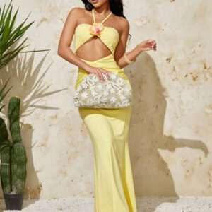SHEIN SXY Sacs à main en paille et dentelle pour dames et femmes, sac en paille, à la mode, élégant, simple, personnalisé, polyvalent, pour la plage, les vacances, les jours fériés, l'été, le bord de mer, les fêtes de plage