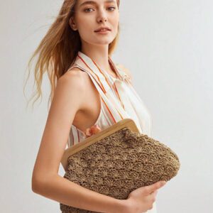 MOTF PREMIUM Pochette Paille Bois