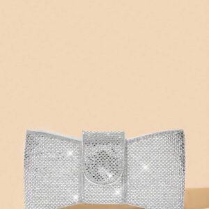 SHEIN Belle Luxueuse, glamour, élégante, sac pochette pour femme, sac de soirée pour femme, pour filles, dames, femmes, étudiantes, pour mariées, demoiselles d'honneur, invités de mariage, lune de miel, pour soirée, bal de promo, mariage, club, rendez-vous, soirée. Excellente correspondance avec les robes de fête pour femmes, sacs de fête pointus, parfait pour la fête, le mariage, le bal de promo, le dîner/le banquet, les articles essentiels de mariage, parfaitement assorti à la robe de remise des diplômes, aux robes de bal de promo