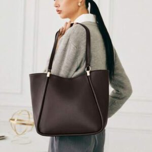 SHECARRY Sac fourre-tout casual rétro pour femmes, mode polyvalente, sacs de travail attrayants pour femmes