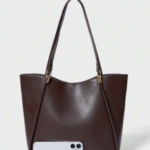 SHECARRY Sac fourre-tout casual rétro pour femmes, mode polyvalente, sacs de travail attrayants pour femmes