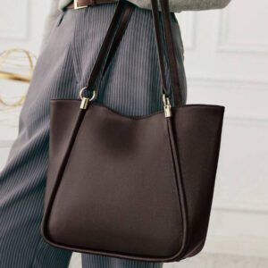 SHECARRY Sac fourre-tout casual rétro pour femmes, mode polyvalente, sacs de travail attrayants pour femmes