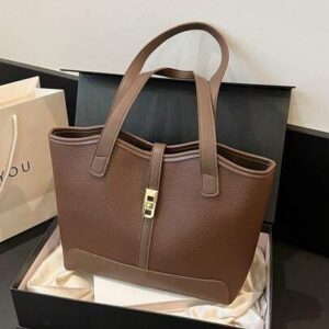 Sac à épaule casual avec fermeture éclair et grandes capacité pour usage quotidien, idéal pour les femmes