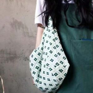 Sac à épaule campus doux à pois floraux en dentelle pour filles, convient aux étudiantes universitaires, sac fourre-tout polyvalent en canevas