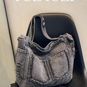 Sac à épaule campus doux à pois floraux en dentelle pour filles, convient aux étudiantes universitaires, sac fourre-tout polyvalent en canevas