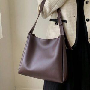 Nouveau sac seau vintage, sac fourre-tout décontracté à l'épaule/bandoulière avec grande capacité