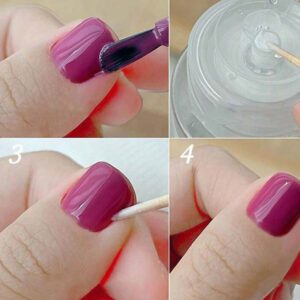 100 pièces Bâtonnets en bois pour ongles, bâtonnets de correction de manucure, outil de vernis à ongles Ultra-petit à double extrémité, 100 pièces micro-brosses sans peluches pour le retrait de la colle pour extension de cils, fournitures pour ongles, outils pour ongles, outils de nail art, rentrée scolaire, ongles, outils pour ongles pour faux ongles, outils de manucure et pédicure