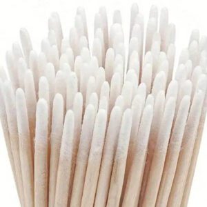 100 pièces Bâtonnets en bois pour ongles, bâtonnets de correction de manucure, outil de vernis à ongles Ultra-petit à double extrémité, 100 pièces micro-brosses sans peluches pour le retrait de la colle pour extension de cils, fournitures pour ongles, outils pour ongles, outils de nail art, rentrée scolaire, ongles, outils pour ongles pour faux ongles, outils de manucure et pédicure