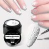 Kit de gel d'art à ongles 3D Pro de 8 g - Créez des designs époustouflants - Sculpture, peinture et dessin DIY - Vernis en gel blanc et noir pour des manucures de qualité salon chez soi