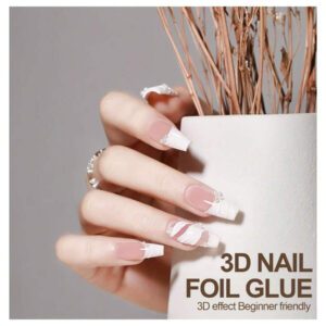 Kit de gel d'art à ongles 3D Pro de 8 g - Créez des designs époustouflants - Sculpture, peinture et dessin DIY - Vernis en gel blanc et noir pour des manucures de qualité salon chez soi