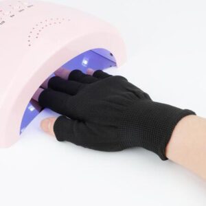 Gants anti-UV pour lampe à ongles, gants de protection UV professionnels pour manucures, gants sans doigts UV pour lampe à ongles en gel, fournitures pour ongles, outils pour ongles, outils pour nail art, rentrée scolaire, ongles, outils pour ongles pour faux ongles
