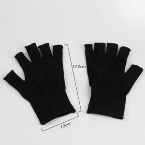 Gants anti-UV pour lampe à ongles, gants de protection UV professionnels pour manucures, gants sans doigts UV pour lampe à ongles en gel, fournitures pour ongles, outils pour ongles, outils pour nail art, rentrée scolaire, ongles, outils pour ongles pour faux ongles