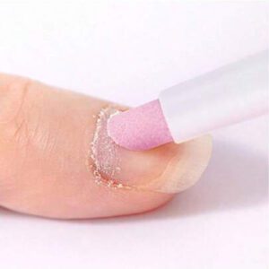 1 pièce Lime à ongles portable, stylo à polir, stylo de réparation de peau morte, outil de manucure