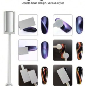 Beautizon Nailartlab 8 pièces Ensemble multifonctionnel de manucure puissant pour ongles effet œil de chat, aimant, aimant, aimant, vernis à ongles effet œil de chat, outils pour la décoration des ongles, fournitures pour ongles, outils pour ongles, outils pour la nail art, rentrée scolaire, ongles, outils pour ongles à clipser, outils de manucure et pédicure