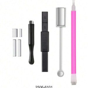 Beautizon Nailartlab 8 pièces Ensemble multifonctionnel de manucure puissant pour ongles effet œil de chat, aimant, aimant, aimant, vernis à ongles effet œil de chat, outils pour la décoration des ongles, fournitures pour ongles, outils pour ongles, outils pour la nail art, rentrée scolaire, ongles, outils pour ongles à clipser, outils de manucure et pédicure