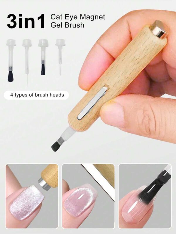 Beautizon Nailartlab 3 en 1 Aimant pour ongles en forme de Y, outils multifonctions pour manucure UV, bâtonnets magnétiques pour nail art à domicile ou en salon, DIY, fournitures pour ongles, outils pour ongles, outils de nail art, rentrée scolaire, ongles, outils pour faux ongles, outils de manucure et pédicure – Image 15