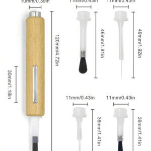 Beautizon Nailartlab 3 en 1 Aimant pour ongles en forme de Y, outils multifonctions pour manucure UV, bâtonnets magnétiques pour nail art à domicile ou en salon, DIY, fournitures pour ongles, outils pour ongles, outils de nail art, rentrée scolaire, ongles, outils pour faux ongles, outils de manucure et pédicure