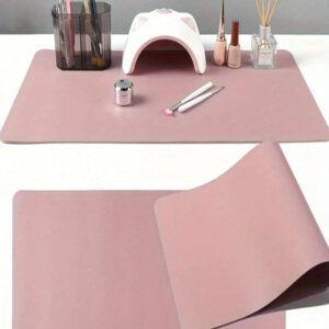 1 pièce Tapis de table de manucure pliable - durable, imperméable, résistant aux taches, convient pour la nail art et la manucure, de qualité salon, accessoire de manucure professionnel