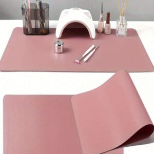 1 pièce Tapis de table de manucure pliable - durable, imperméable, résistant aux taches, convient pour la nail art et la manucure, de qualité salon, accessoire de manucure professionnel