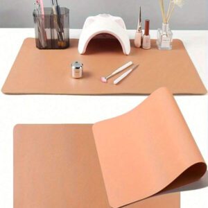 1 pièce Tapis de table de manucure pliable - durable, imperméable, résistant aux taches, convient pour la nail art et la manucure, de qualité salon, accessoire de manucure professionnel