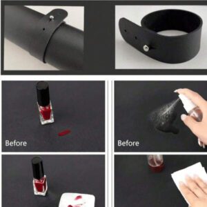 1 pièce Grand tapis de bureau de manucure, petit tapis de souris, repose-poignet de manucure pliable en PU et lavable, adapté pour la manucure, les soins des ongles, les outils de salon de manucure. Tapis de manucure en microfibre souple, tapis de coupe des ongles, tapis de bureau de salon de manucure à domicile, convient aux outils de maquillage des femmes et des filles, mariage, fête, anniversaire, cadeau pour la meilleure amie, l'enseignant, le Nouvel An, Noël, Halloween