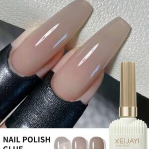 XEIJAYI XEIJAYI 1 pièce Vernis à Ongles au Gel Noir 15 ml, Nail Art toute saison, Vernis à Ongles en Gel Soak Off Led, Manucure de Salon Maison DIY, Cadeaux pour Ongles pour Femmes Filles