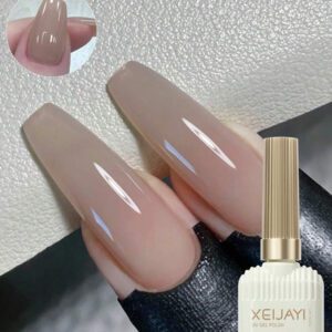 XEIJAYI XEIJAYI 1 pièce Vernis à Ongles au Gel Noir 15 ml, Nail Art toute saison, Vernis à Ongles en Gel Soak Off Led, Manucure de Salon Maison DIY, Cadeaux pour Ongles pour Femmes Filles