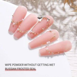 XEIJAYI Vernis À Ongles En Caoutchouc Mat Russe, 15ml, Joint Uv Néon Y2k, Design Artistique Esthétique, Couche De Base Mate, Gel Populaire Pour Nail Art, Manucure, Bricolage, Salon, Cadeau Pour Fille