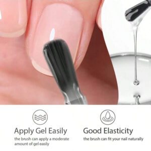 XEIJAYI Vernis À Ongles En Caoutchouc Mat Russe, 15ml, Joint Uv Néon Y2k, Design Artistique Esthétique, Couche De Base Mate, Gel Populaire Pour Nail Art, Manucure, Bricolage, Salon, Cadeau Pour Fille