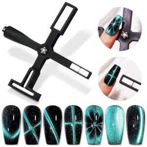 5 EN 1 Bâton magnétique multifonction puissant pour vernis gel œil de chat 3D, outil de manucure, stylo magnétique, design d'art des ongles, effet paillettes, outils de manucure de salon, fournitures pour ongles, outils pour ongles, outils d'art des ongles, rentrée scolaire, ongles, outils pour ongles à clipser