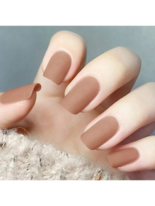 Matte Texturé Velours Mat Vernis À Ongles Givré Séchage Rapide Sans Cuisson L'ensemble De Manucure Blanchissant À Base D'eau – Image 5