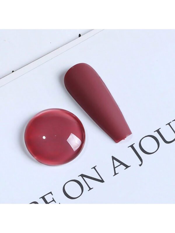 Matte Texturé Velours Mat Vernis À Ongles Givré Séchage Rapide Sans Cuisson L'ensemble De Manucure Blanchissant À Base D'eau – Image 30