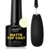 Vernis à ongles gel top coat mat, vernis à ongles gel top coat sans essuyage, finition mate à tremper, longue durée, cadeau DIY nécessaire pour le salon de manucure à domicile, lampe UV/LED requise