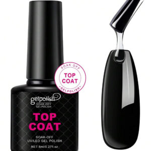 Vernis à ongles gel top coat mat, vernis à ongles gel top coat sans essuyage, finition mate à tremper, longue durée, cadeau DIY nécessaire pour le salon de manucure à domicile, lampe UV/LED requise