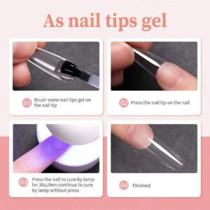 GLOZ Vernis top coat mat - Vernis top coat mat sans essuyage Gel UV à tremper dans une lampe à ongles. Vernis à ongles de Noël mat et fini . Coffret cadeau pour femmes