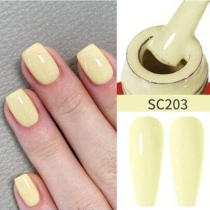 Tonitu g. Vernis à ongles en gel Tonitu G 7ml - 7 couleurs vibrantes, décoffrage, durcissement UV/LED, rouge bordeaux marron chocolat noir bleu macaron jaune. Vernis gel semi-permanent pour manucure à la maison, au salon et nail art. Cadeau pour les femmes