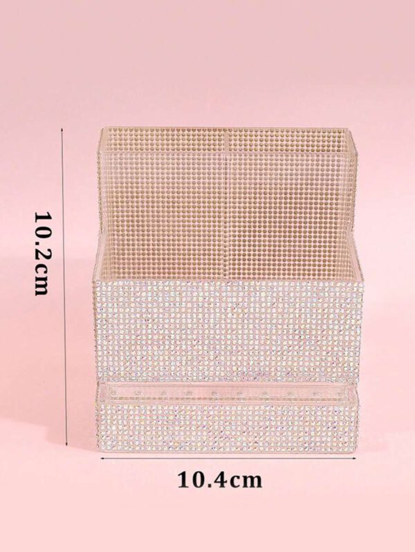 1 pièce Support à stylo pour rangement des ongles en acrylique cristal à 26 trous – Image 14