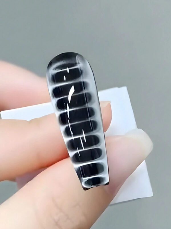 12 pièces Effet puissant d'œil de chat pour ongles, bâtonnet magnétique à texture de crocodile, vernis gel UV à effet dégradé d'œil de chat, accessoires pour manucure, fournitures pour ongles, outils pour ongles, outils pour nail art, rentrée scolaire, ongles, outils pour ongles à clipser – Image 5