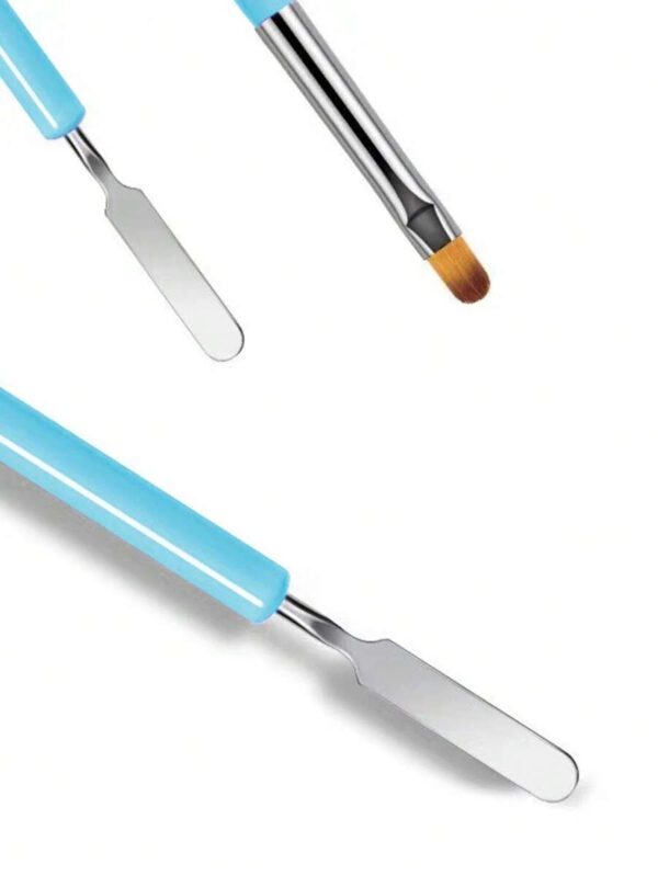 1 pièce Support en acrylique transparent à 5 fentes pour pinceaux à ongles, support multirangs transparent, organisateur de rangement pour outils de peinture des ongles, présentoir pour salon de manucure – Image 10