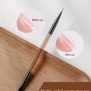9 pièces Ensemble de pinceaux pour nail art japonais, stylo de peinture professionnelle, pinceau estompé, pinceau pour fleurs, pinceau dégradé, pinceau soufflant, pinceau de thérapie par la lumière, outil spécial