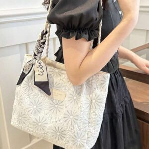 1 pièce Sac fourre-tout imprimé grande capacité de mode pour femme, convient pour toutes les saisons