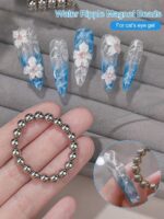 Beautizon Nailartlab 2 pièces Ensemble d'outils de manucure magnétique en forme de cœur, aimant multifonctionnel en forme de griffe de chat puissant et outil magnétique en forme de cœur en Y pour effet œil de chat 5D, convient pour les accessoires de salon de manucure, fournitures pour ongles, outils de manucure, outils d'art pour les ongles, retour à l'école, ongles, outils pour les faux ongles, outils de manucure et de pédicure – Image 2