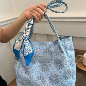 1 pièce Sac fourre-tout imprimé grande capacité de mode pour femme, convient pour toutes les saisons