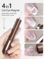 Beautizon Nailartlab 2 pièces Ensemble d'outils de manucure magnétique en forme de cœur, aimant multifonctionnel en forme de griffe de chat puissant et outil magnétique en forme de cœur en Y pour effet œil de chat 5D, convient pour les accessoires de salon de manucure, fournitures pour ongles, outils de manucure, outils d'art pour les ongles, retour à l'école, ongles, outils pour les faux ongles, outils de manucure et de pédicure – Image 7