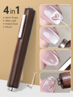 Beautizon Nailartlab 2 pièces Ensemble d'outils de manucure magnétique en forme de cœur, aimant multifonctionnel en forme de griffe de chat puissant et outil magnétique en forme de cœur en Y pour effet œil de chat 5D, convient pour les accessoires de salon de manucure, fournitures pour ongles, outils de manucure, outils d'art pour les ongles, retour à l'école, ongles, outils pour les faux ongles, outils de manucure et de pédicure – Image 8