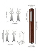 Beautizon Nailartlab 2 pièces Ensemble d'outils de manucure magnétique en forme de cœur, aimant multifonctionnel en forme de griffe de chat puissant et outil magnétique en forme de cœur en Y pour effet œil de chat 5D, convient pour les accessoires de salon de manucure, fournitures pour ongles, outils de manucure, outils d'art pour les ongles, retour à l'école, ongles, outils pour les faux ongles, outils de manucure et de pédicure – Image 17
