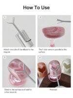 Beautizon Nailartlab 2 pièces Ensemble d'outils de manucure magnétique en forme de cœur, aimant multifonctionnel en forme de griffe de chat puissant et outil magnétique en forme de cœur en Y pour effet œil de chat 5D, convient pour les accessoires de salon de manucure, fournitures pour ongles, outils de manucure, outils d'art pour les ongles, retour à l'école, ongles, outils pour les faux ongles, outils de manucure et de pédicure – Image 28
